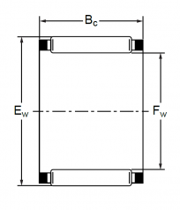 Подшипник Серия K и KT (подшипники без колец) Подшипник K 17x22x20 (KT) по выгодным ценам Нижнекамск